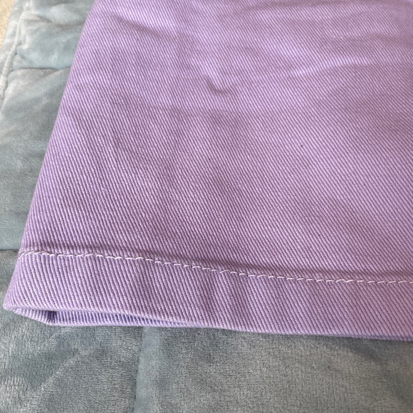 Forever 21 Lavender Denim Mini Skirt - Picture 3 of 9